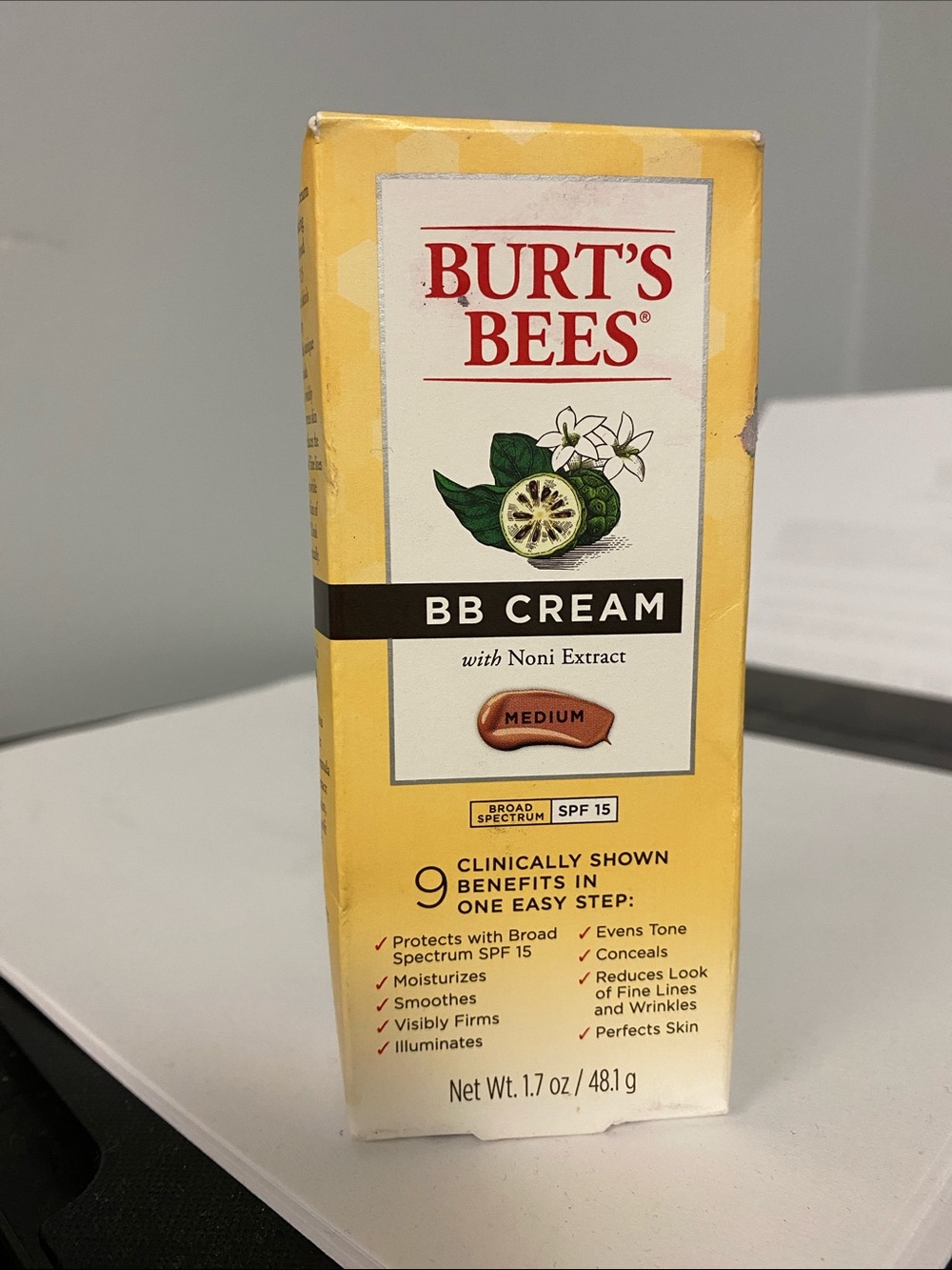 Burt's Bees BB Cream Medium Noni Extract 1.7 oz